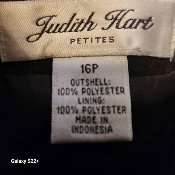 Judith Heart petites faux suade lined midi skirt - Picture 3 of 4